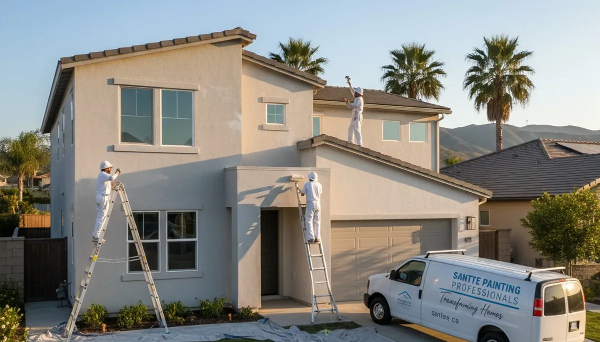 San Diego, CA house painters providing professional exterior and interior painting services