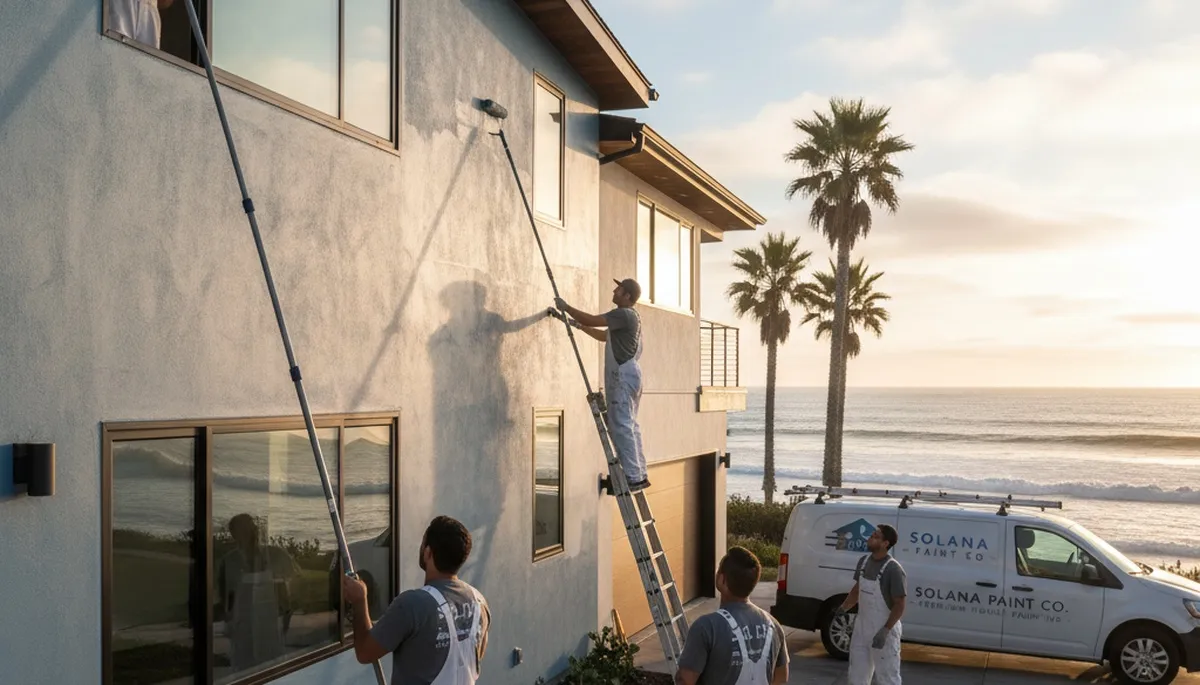 House painting services in San Diego, CA by professional painters for residential exteriors and interiors